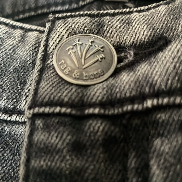 Rag & Bone New york Seraphina Dre Low Rise Slim Boyfriend Denim Jeans Raw Hem 26 - Picture 7 of 7